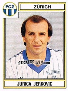 Cromo Jurica Jerkovic - Football Switzerland 1983-1984 - Panini