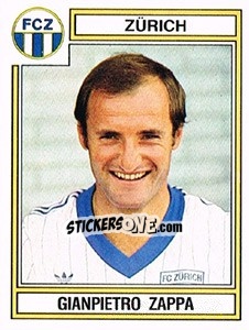 Figurina Gianpietro Zappa - Football Switzerland 1983-1984 n. 294 - Panini