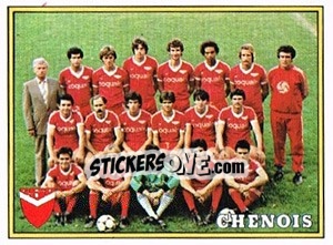 Cromo Mannschaft Chênois - Football Switzerland 1983-1984 - Panini