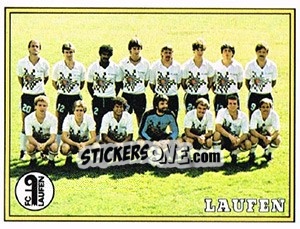 Sticker Mannschaft Laufen - Football Switzerland 1983-1984 - Panini