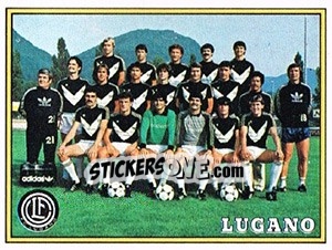 Sticker Mannschaft Lugano - Football Switzerland 1983-1984 n. 309 - Panini
