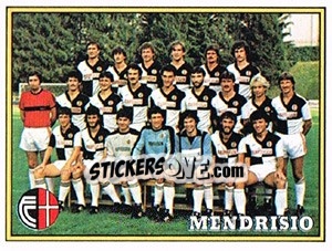 Figurina Mannschaft Maendrisio - Football Switzerland 1983-1984 - Panini