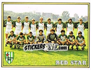 Sticker Mannschaft Red Star - Football Switzerland 1983-1984 - Panini