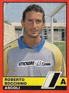 Sticker Roberto Bocchino - Calciatori d'Italia 1989-1990 - Vallardi