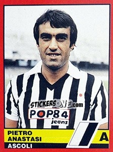 Sticker Pietro Anastasi - Calciatori d'Italia 1989-1990 n. 19 - Vallardi