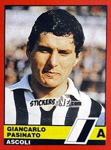 Sticker Giancarlo Pasinato - Calciatori d'Italia 1989-1990 - Vallardi
