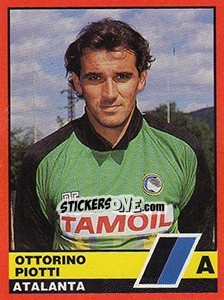 Sticker Ottorino Piotti - Calciatori d'Italia 1989-1990 - Vallardi