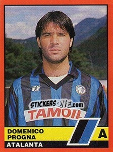 Figurina Domenico Progna - Calciatori d'Italia 1989-1990 - Vallardi