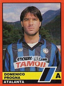 Sticker Domenico Progna - Calciatori d'Italia 1989-1990 n. 23 - Vallardi