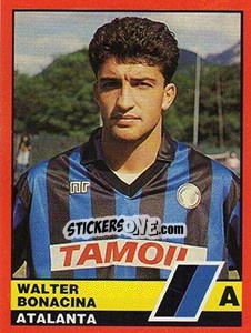 Sticker Walter Bonacina - Calciatori d'Italia 1989-1990 n. 32 - Vallardi