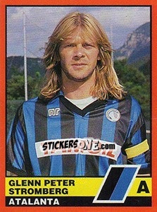 Cromo Glenn Peter Strömberg - Calciatori d'Italia 1989-1990 - Vallardi