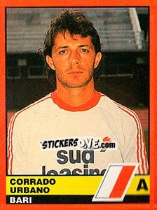 Cromo Corrado Urbano - Calciatori d'Italia 1989-1990 - Vallardi