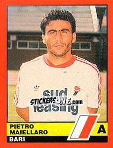 Figurina Pietro Maiellaro - Calciatori d'Italia 1989-1990 - Vallardi