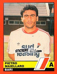 Sticker Pietro Maiellaro - Calciatori d'Italia 1989-1990 n. 55 - Vallardi