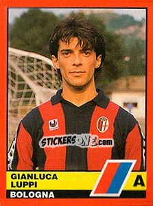 Figurina Gianluca Luppi - Calciatori d'Italia 1989-1990 - Vallardi