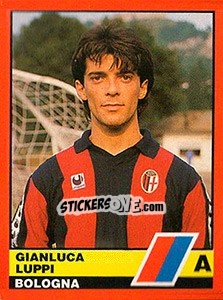 Sticker Gianluca Luppi - Calciatori d'Italia 1989-1990 n. 65 - Vallardi