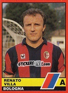 Figurina Renato Villa - Calciatori d'Italia 1989-1990 - Vallardi