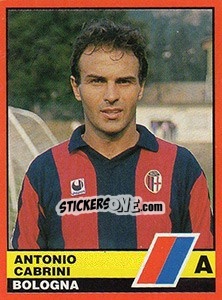 Sticker Antonio Cabrini - Calciatori d'Italia 1989-1990 n. 70 - Vallardi