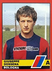 Figurina Giuseppe Dossena - Calciatori d'Italia 1989-1990 - Vallardi