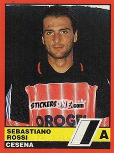 Cromo Sebastiano Rossi - Calciatori d'Italia 1989-1990 - Vallardi