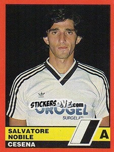 Sticker Salvatore Nobile - Calciatori d'Italia 1989-1990 - Vallardi