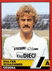 Cromo Walter Schachner - Calciatori d'Italia 1989-1990 - Vallardi