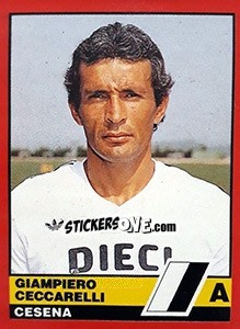 Sticker Giampiero Ceccarelli - Calciatori d'Italia 1989-1990 - Vallardi