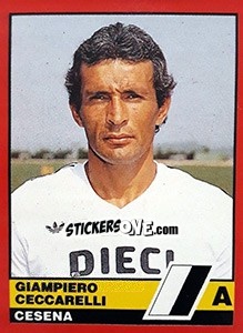 Sticker Giampiero Ceccarelli - Calciatori d'Italia 1989-1990 n. 102 - Vallardi