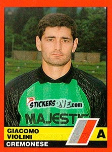 Figurina Michelangelo Rampulla - Calciatori d'Italia 1989-1990 - Vallardi