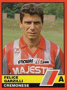 Sticker Felice Garzilli - Calciatori d'Italia 1989-1990 n. 106 - Vallardi