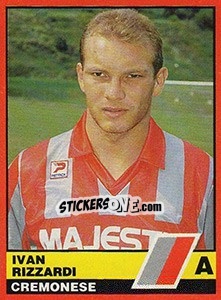 Sticker Ivan Rizzardi - Calciatori d'Italia 1989-1990 - Vallardi