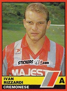 Sticker Ivan Rizzardi - Calciatori d'Italia 1989-1990 n. 107 - Vallardi