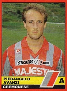 Sticker Pierangelo Avanzi - Calciatori d'Italia 1989-1990 n. 115 - Vallardi
