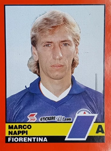 Figurina Marco Nappi - Calciatori d'Italia 1989-1990 n. 141 - Vallardi