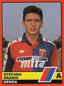 Figurina Stefano Eranio - Calciatori d'Italia 1989-1990 - Vallardi