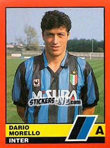 Sticker Dario Morello - Calciatori d'Italia 1989-1990 n. 181 - Vallardi