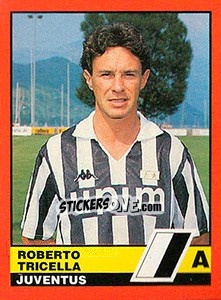 Cromo Roberto Tricella - Calciatori d'Italia 1989-1990 - Vallardi