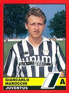 Cromo Giancarlo Marocchi - Calciatori d'Italia 1989-1990 - Vallardi