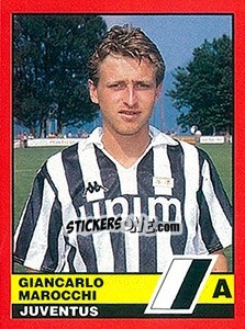 Sticker Giancarlo Marocchi - Calciatori d'Italia 1989-1990 n. 198 - Vallardi