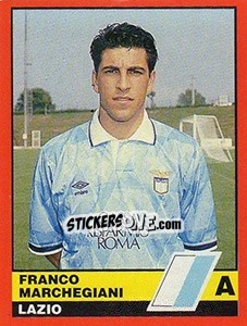 Sticker Franco Marchegiani - Calciatori d'Italia 1989-1990 - Vallardi
