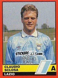 Sticker Claudio Sclosa - Calciatori d'Italia 1989-1990 n. 219 - Vallardi