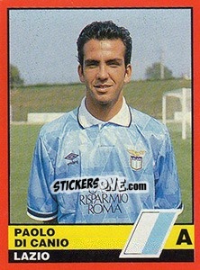 Sticker Paolo Di Canio - Calciatori d'Italia 1989-1990 n. 221 - Vallardi