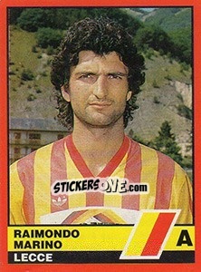 Sticker Raimondo Marino - Calciatori d'Italia 1989-1990 - Vallardi