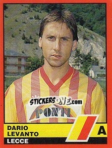 Sticker Dario Levanto - Calciatori d'Italia 1989-1990 - Vallardi