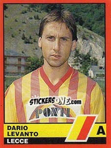 Sticker Dario Levanto - Calciatori d'Italia 1989-1990 n. 240 - Vallardi