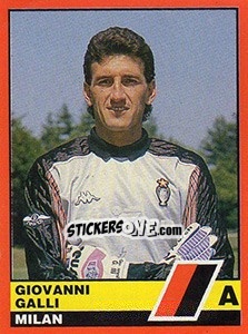 Figurina Giovanni Galli - Calciatori d'Italia 1989-1990 - Vallardi