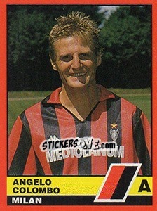 Sticker Angelo Colombo - Calciatori d'Italia 1989-1990 n. 261 - Vallardi