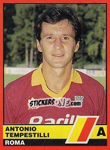 Sticker Antonio Tempestilli - Calciatori d'Italia 1989-1990 n. 300 - Vallardi