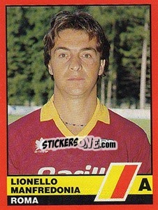 Sticker Lionello Manfredonia - Calciatori d'Italia 1989-1990 n. 302 - Vallardi