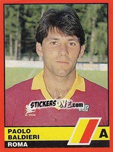 Cromo Paolo Baldieri - Calciatori d'Italia 1989-1990 - Vallardi